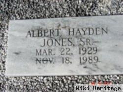 Albert Hayden Jones, Sr