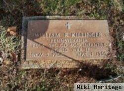 William R Killinger