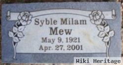 Syble Milam Mew