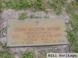 Cpl John Milton Myers