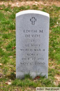 Edith M Devoe