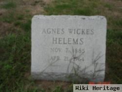 Agnes Wickes Helems