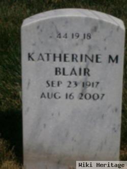 Katherine M Blair