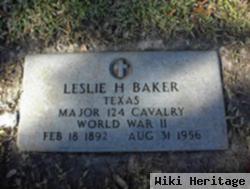 Maj Leslie Heite Baker