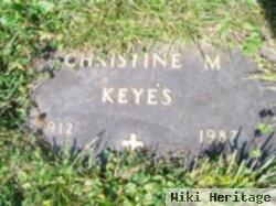 Christine M Keyes