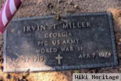 Pvt Irvin T Miller