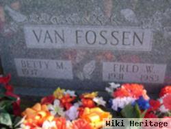 Fred W. Van Fossen, Sr