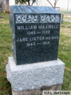 Barbara 'jane' Lister Maxwell