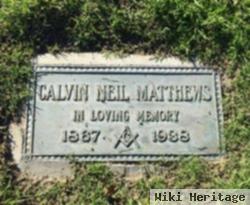 Calvin Neil Matthews