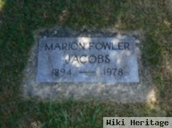 Marion Fowler Jacobs