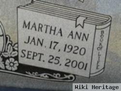 Martha Ann Green George