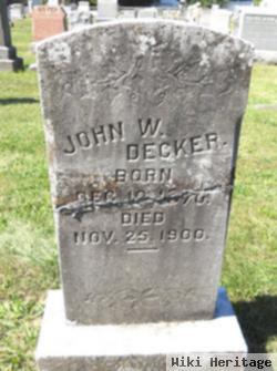 John W Decker