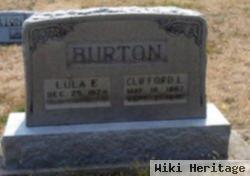 Clifford L Burton