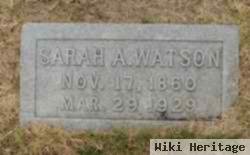 Sarah A Watson