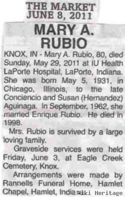 Mary A. Aguinaga Rubio