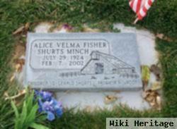 Alice Velma Fisher Shurts Minch