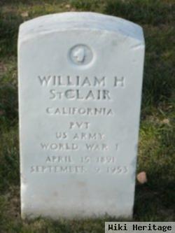 William H Stclair