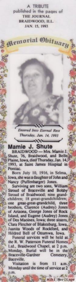 Mamie Josephine Jones Shute