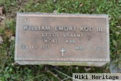 William Emory Roe, Iii