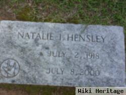 Natalie I Hensley