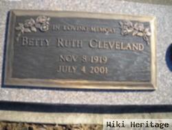 Betty Ruth Dillard Cleveland