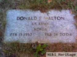 Donald F Walton