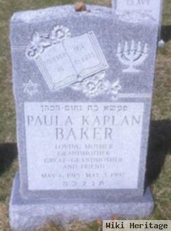 Paula Kaplan Baker