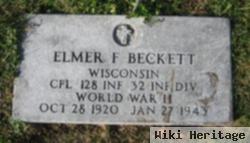 Elmer F Beckett