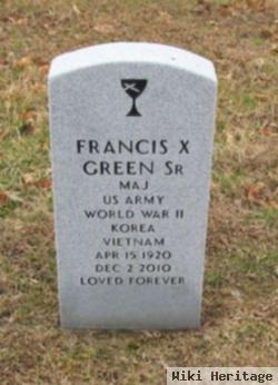 Francis X Green, Sr