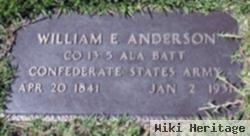 Pvt William E Anderson