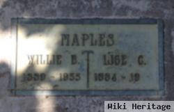 Willie B Maples