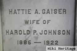 Hattie A. Gaiser Johnson