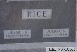 Julius A Rice