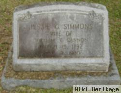 Jessie G. Simmons Cannon