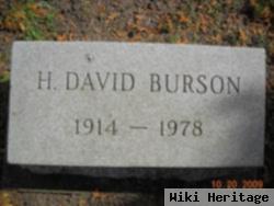 H David Burson