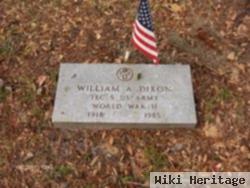 William A Dixon