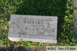 Barbara A Mcdonald