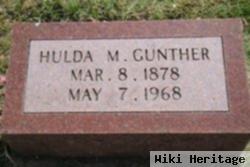 Hulda M Gunther