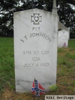 Pvt S. T. Johnson