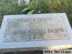 Madora Fredricka "dora" Walters Brauer