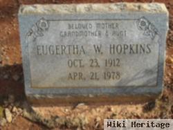 Eugertha W Hopkins