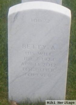 Betty A Barnes