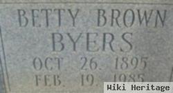 Betty Brown Byers