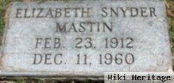 Elizabeth Snyder Mastin