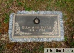 Ella Ann Parris