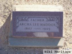 Archa Lee Maddox