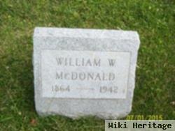 William W Mcdonald