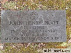 Pvt John Henry Pratt