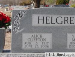 Alick Cliffton "bud" Helgren