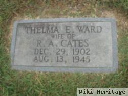 Thelma E Ward Cates